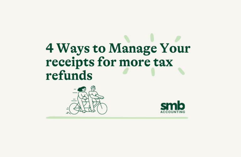 Read more about the article 4 Ways to Manage Your Receipts for More Tax Refunds
