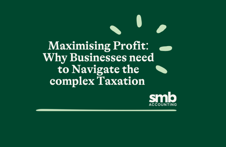 Read more about the article Maximising Profit: Why Businesses Need Tax Advisors to Navigate the Complex World of Taxation