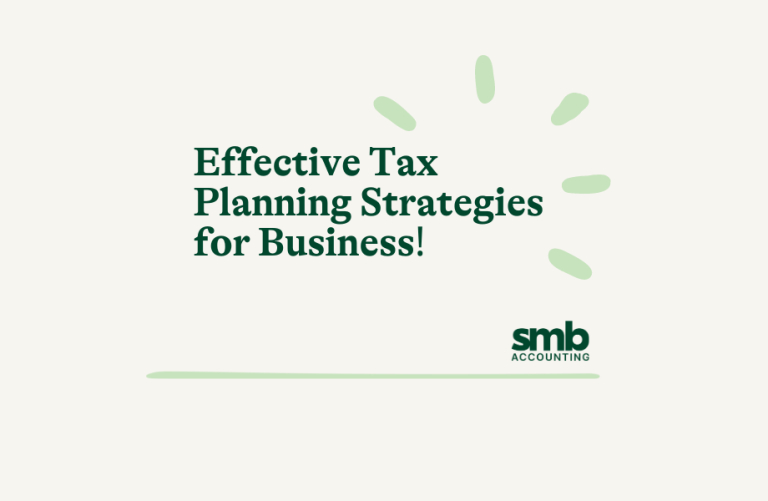 Read more about the article A Guide to Effective Tax Planning Strategies for Small Businesses