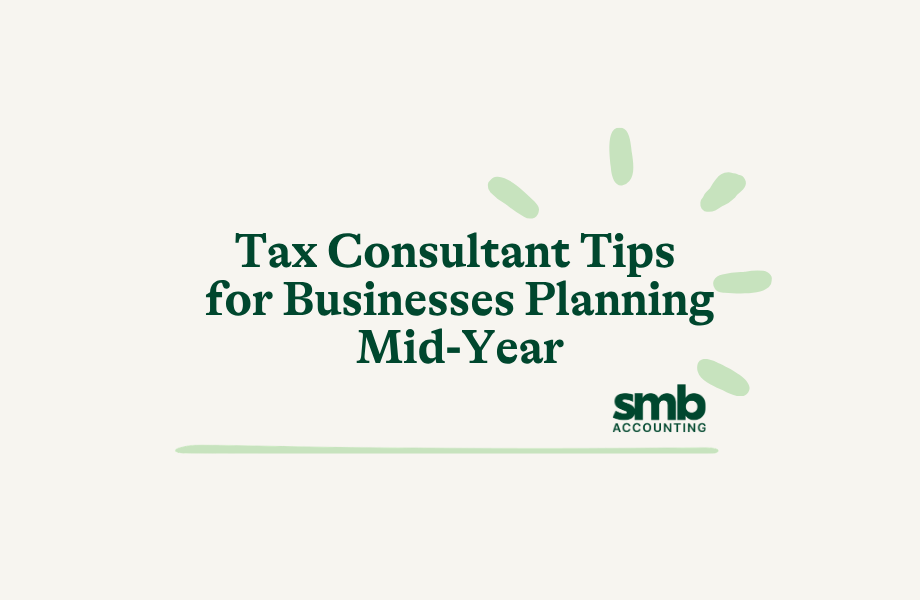 Read more about the article Tax Consultant Tips for Businesses Planning Mid-Year