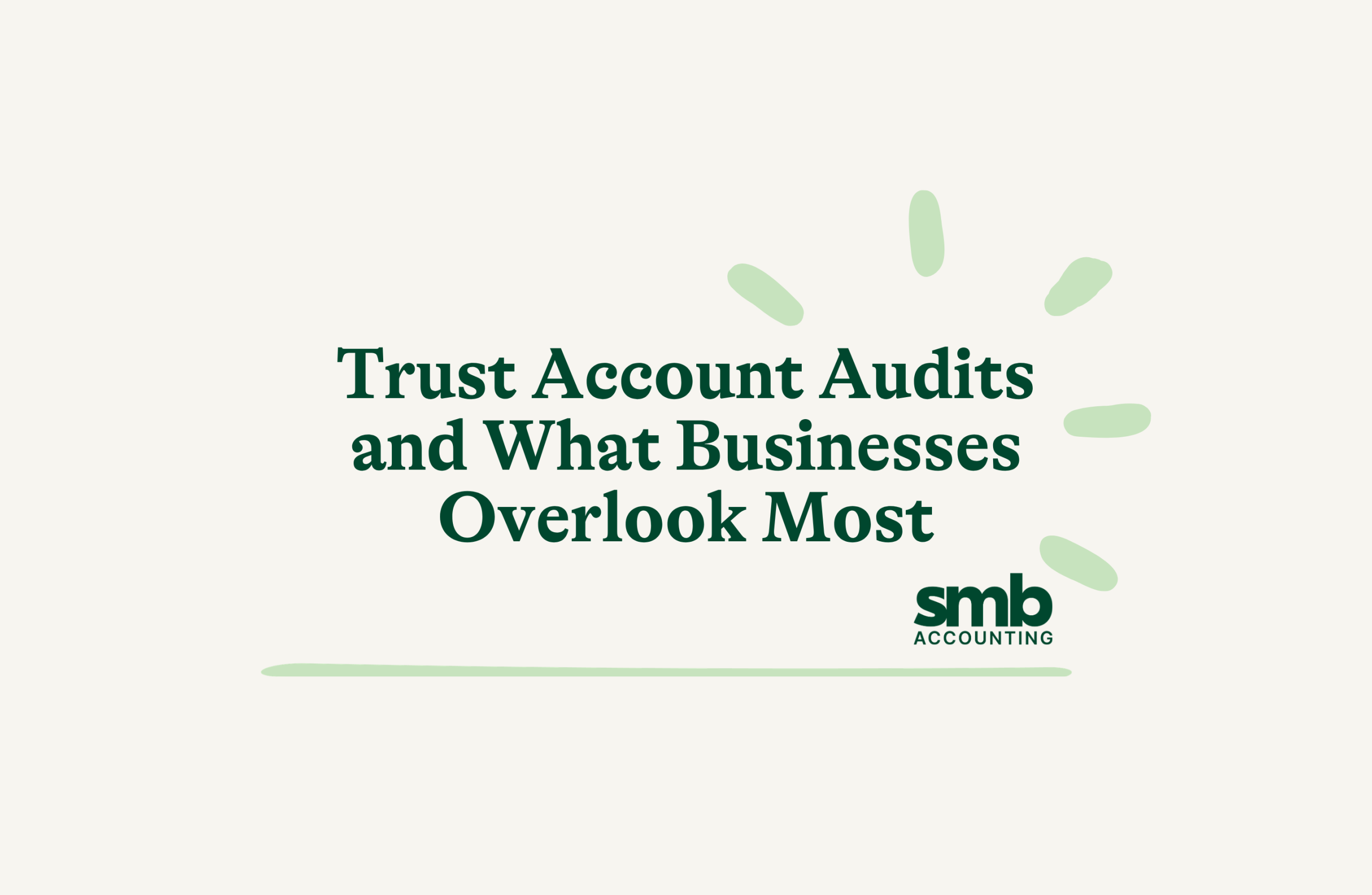 Read more about the article Trust Account Audits and What Businesses Overlook Most